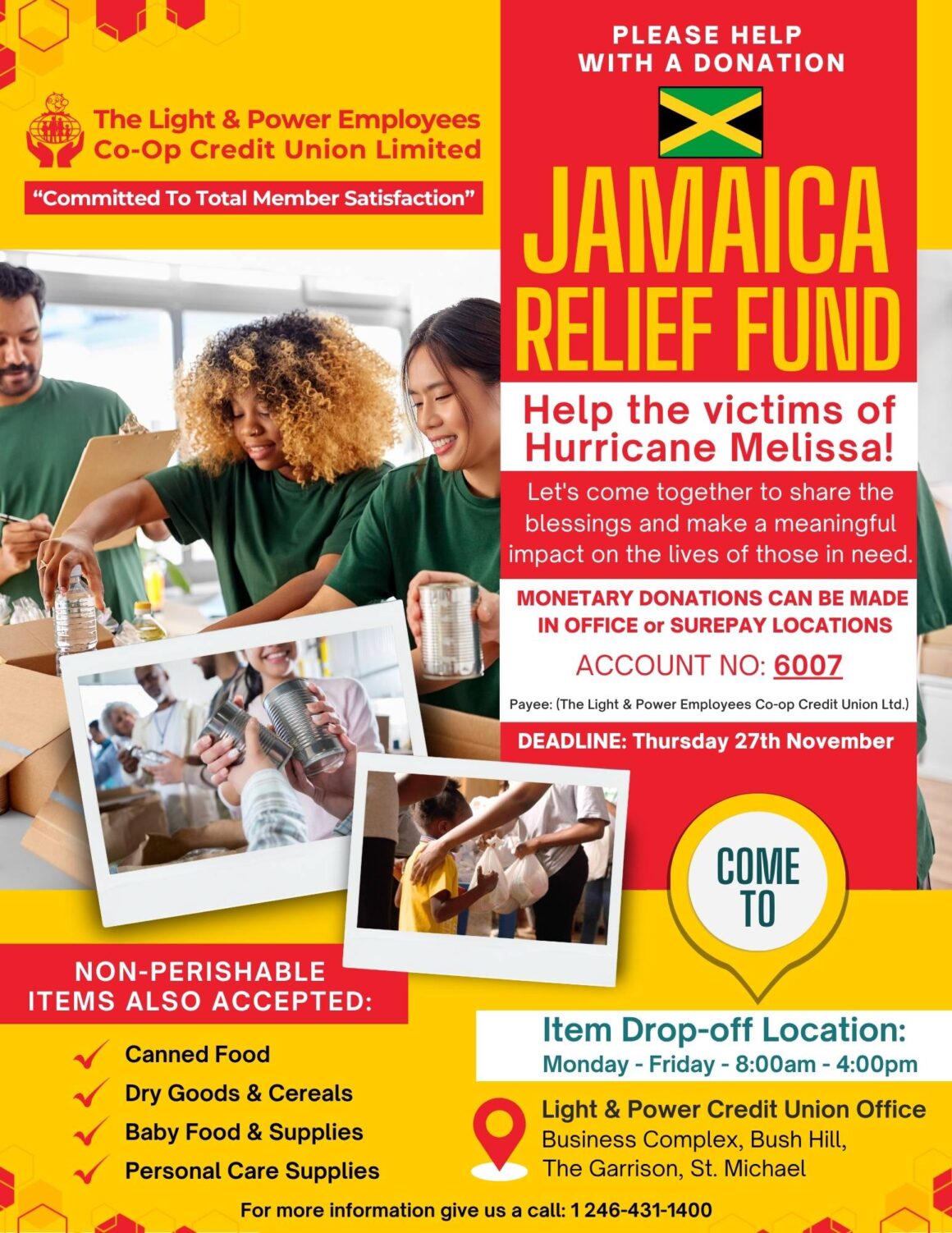 Jamaica Relief Fund – Help those impacted by Hurricane Melissa