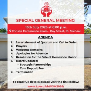 Notice Special General Meeting – 16th July 2026